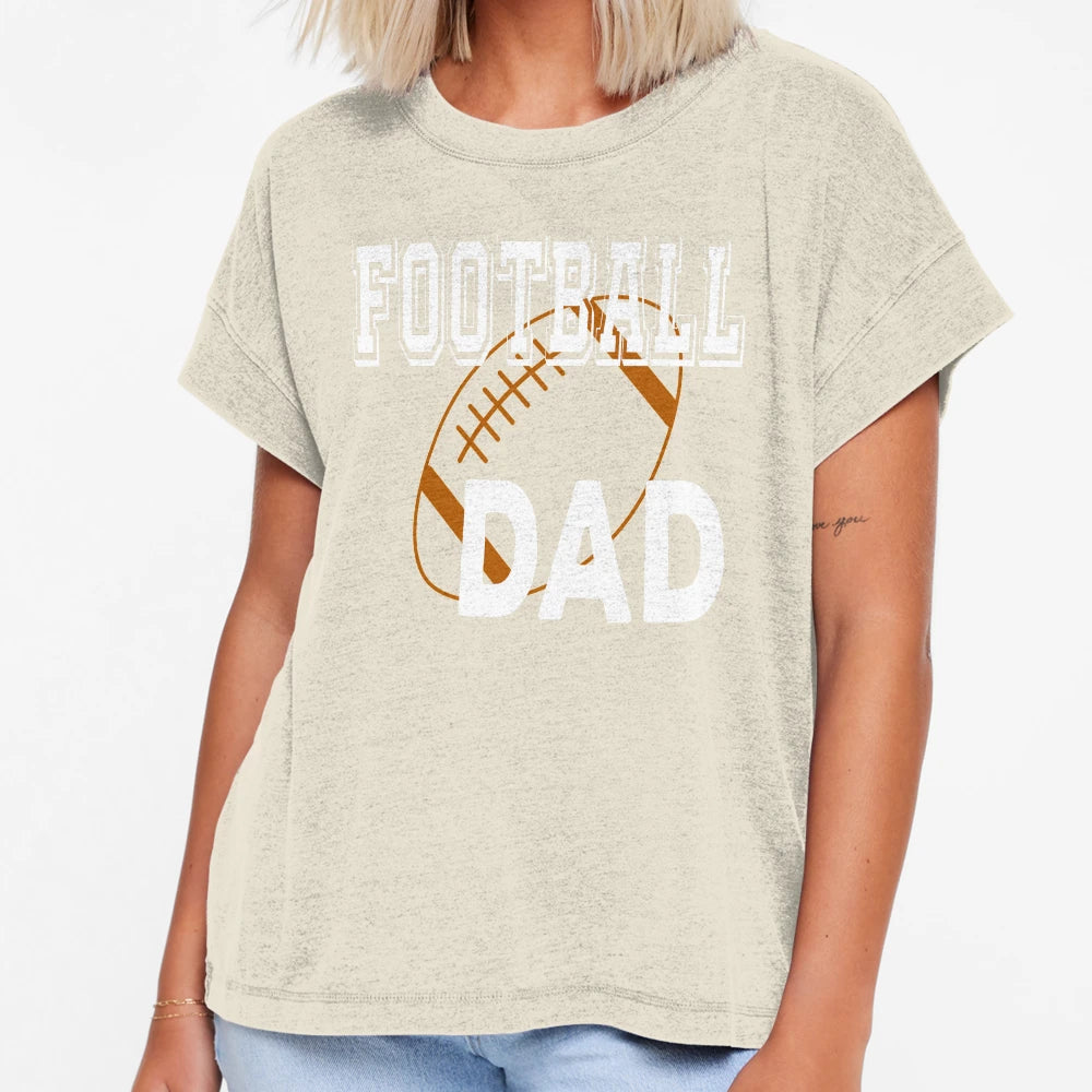 Football Dad American Football Lover T-Shirt - Trendy Graphic for Adults - T-Shirt, Sweatshirt, Hoodie