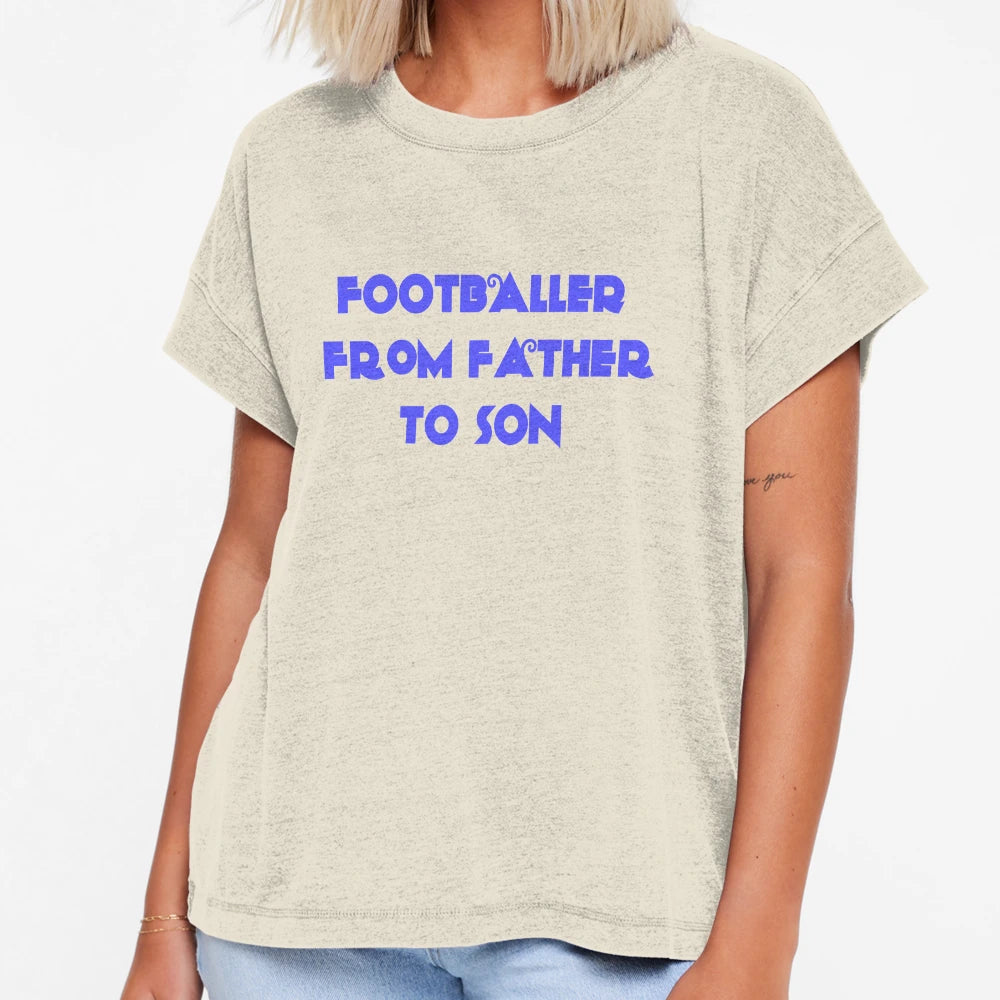 Daddy Phrase Soccer Son T-Shirt - Novelty Apparel for Adults - T-Shirt, Sweatshirt, Hoodie