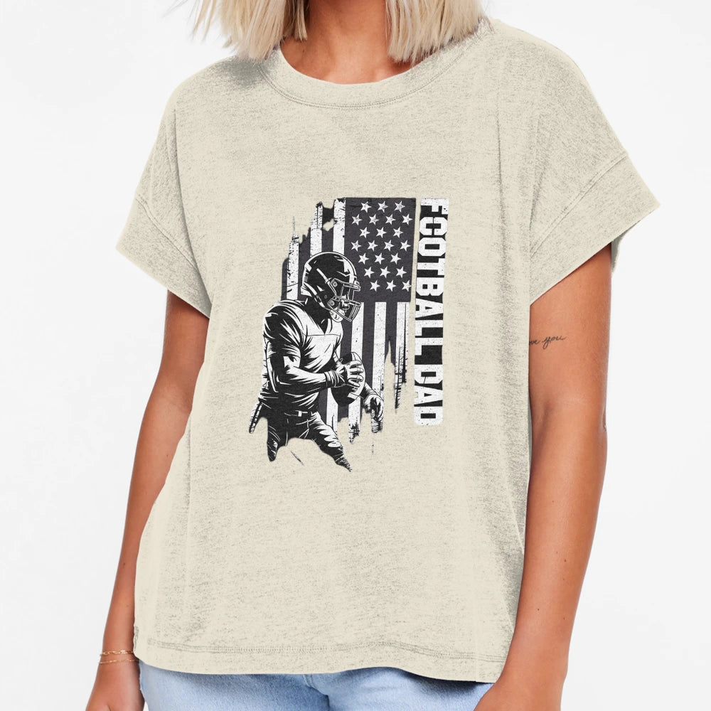 Football Dad American Football T-Shirt - Fun Novelty Design for Adults - T-Shirt, Sweatshirt, Hoodie