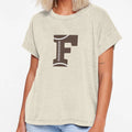 Personalized Football Initial F T-Shirt - Trendy Graphic Men Women - T-Shirt, Sweatshirt, Hoodie