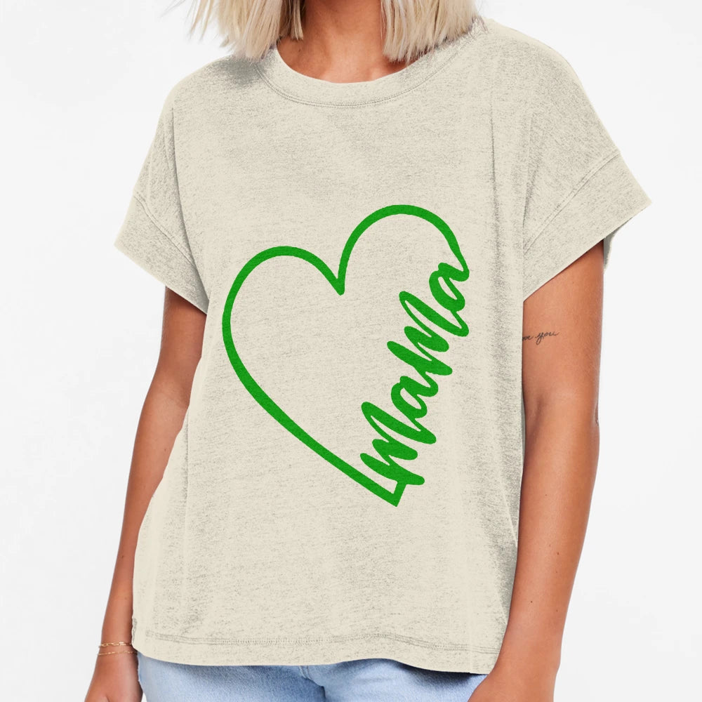 I Love You Mom Green T-Shirt - Graphic Print Men Women - T-Shirt, Sweatshirt, Hoodie