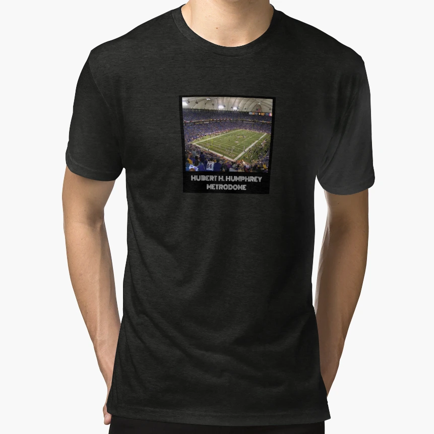 Hubert H Humphrey Metrodome T-Shirt - Fun Novelty Design for Adults - T-Shirt, Sweatshirt, Hoodie