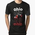 American Football State Ohio T-Shirt - Minimalist Print Unisex - T-Shirt, Sweatshirt, Hoodie