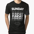 Sunday Funday Chicage Football T-Shirt - Fun Novelty Design Unisex - T-Shirt, Sweatshirt, Hoodie