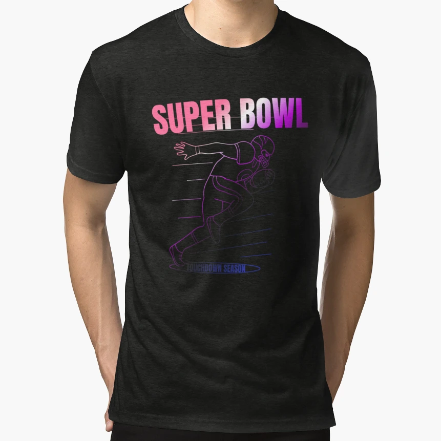 Super Bowl Touchdown Season T-Shirt - Custom Art Print for Adults - T-Shirt, Sweatshirt, Hoodie