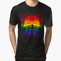 Super Bowl Helmet Pride Flag Game Day T-Shirt - Minimalist Print Unisex - T-Shirt, Sweatshirt, Hoodie