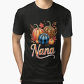 Nana Thanksgiving Leopard Fall Pumpkins T-Shirt - Aesthetic Graphic Unisex - T-Shirt, Sweatshirt, Hoodie
