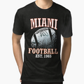 Miami Football T-Shirt - Casual Everyday Wear Men Women - T-Shirt, Sweatshirt, Hoodie