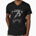 Black Crow F-Caw-F Funny Bird by DavidCloud - Adult & Kids T-Shirts, Sweatshirts & Hoodies apparel design preview 1