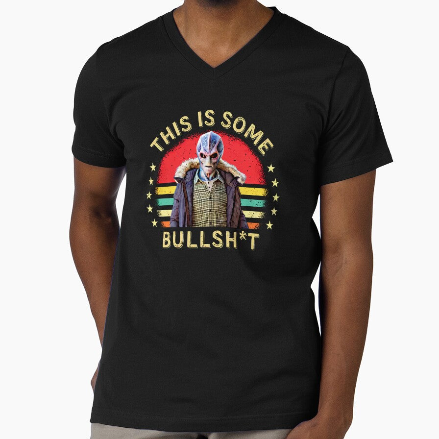Vintage Retro Sunset Resident Alien by roynton - Adult & Kids T-Shirts, Sweatshirts & Hoodies apparel design preview 1