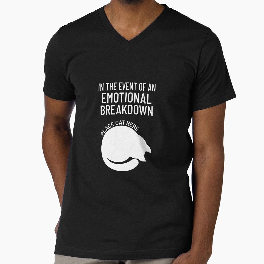In the Event of an Emotional Breakdown: Place Cat - Adult & Kids T-Shirts, Sweatshirts & Hoodies apparel design preview 1
