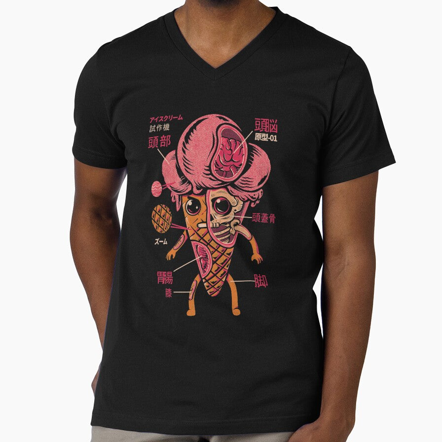 Ice Cream Kaiju by Ilustrata® - Adult & Kids T-Shirts, Sweatshirts & Hoodies apparel design preview 1