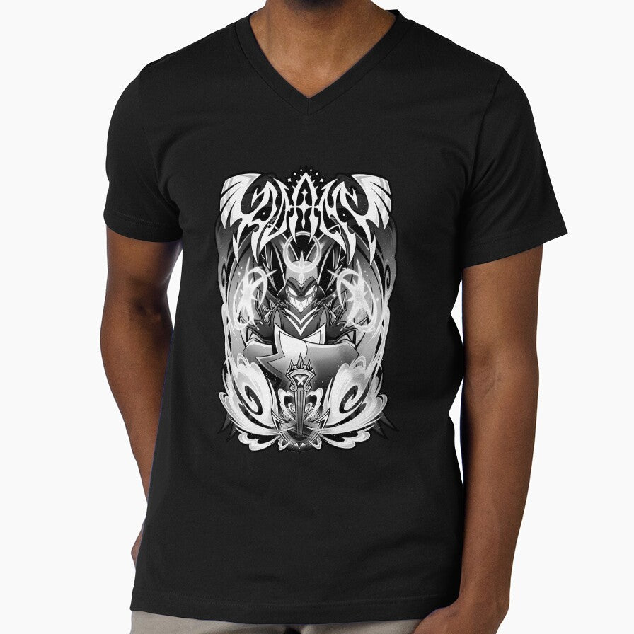 Hazbin Hotel Adam Metal Design by AISHISHII - Adult & Kids T-Shirts, Sweatshirts & Hoodies apparel design preview 1