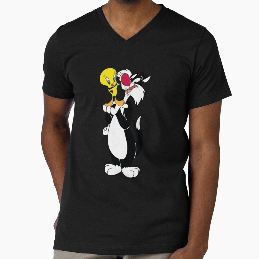 Sylvester cartoon cat animal logo by MILEBR - Adult & Kids T-Shirts, Sweatshirts & Hoodies apparel design preview 1