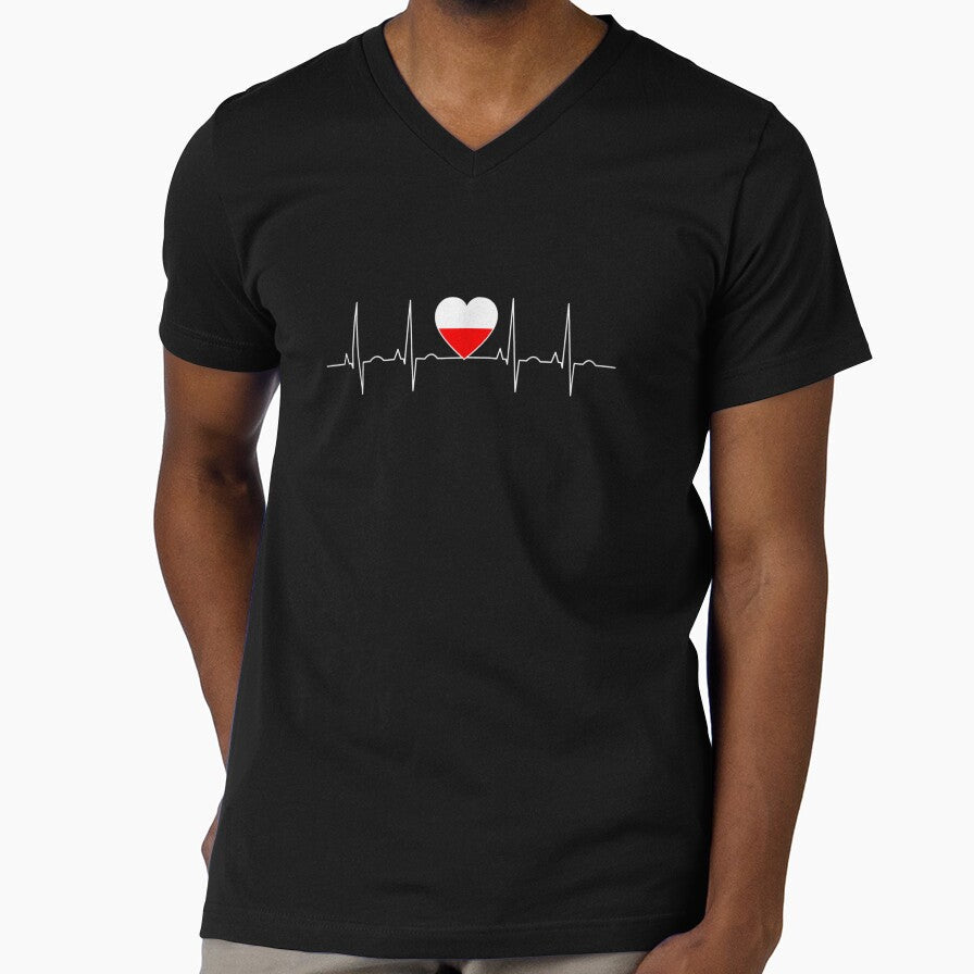 Poland Flag Heartbeat It is in my DNA Gift Polnish - Adult & Kids T-Shirts, Sweatshirts & Hoodies apparel design preview 1
