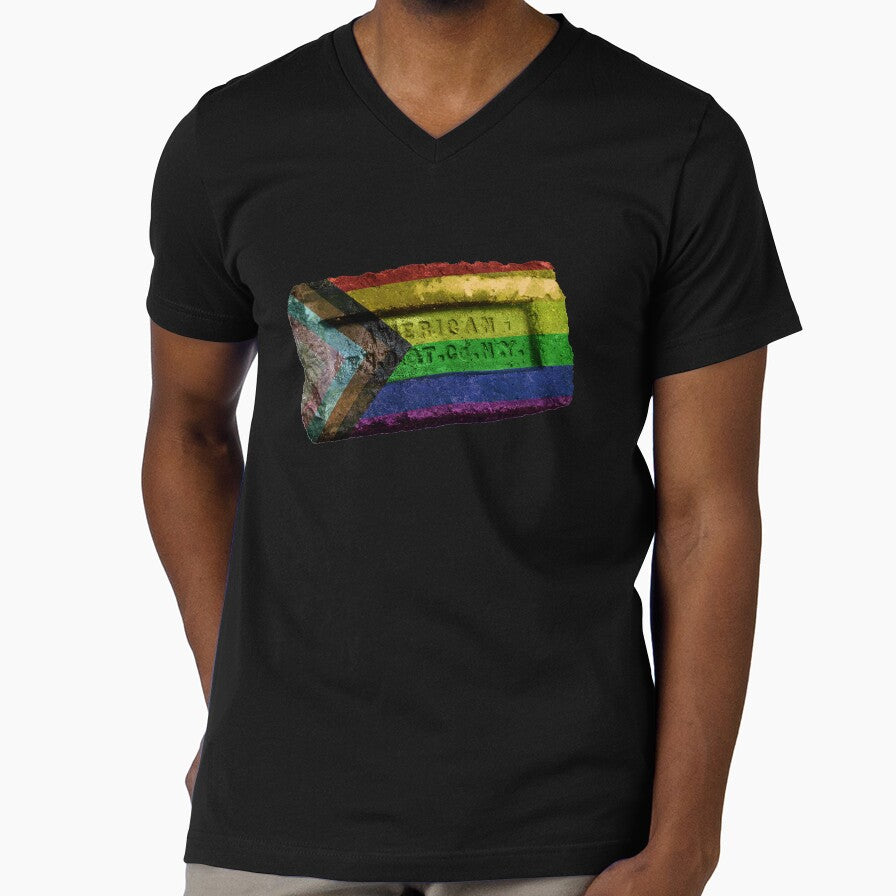 Progress Pride Brick by MokiAwa - Adult & Kids T-Shirts, Sweatshirts & Hoodies apparel design preview 1