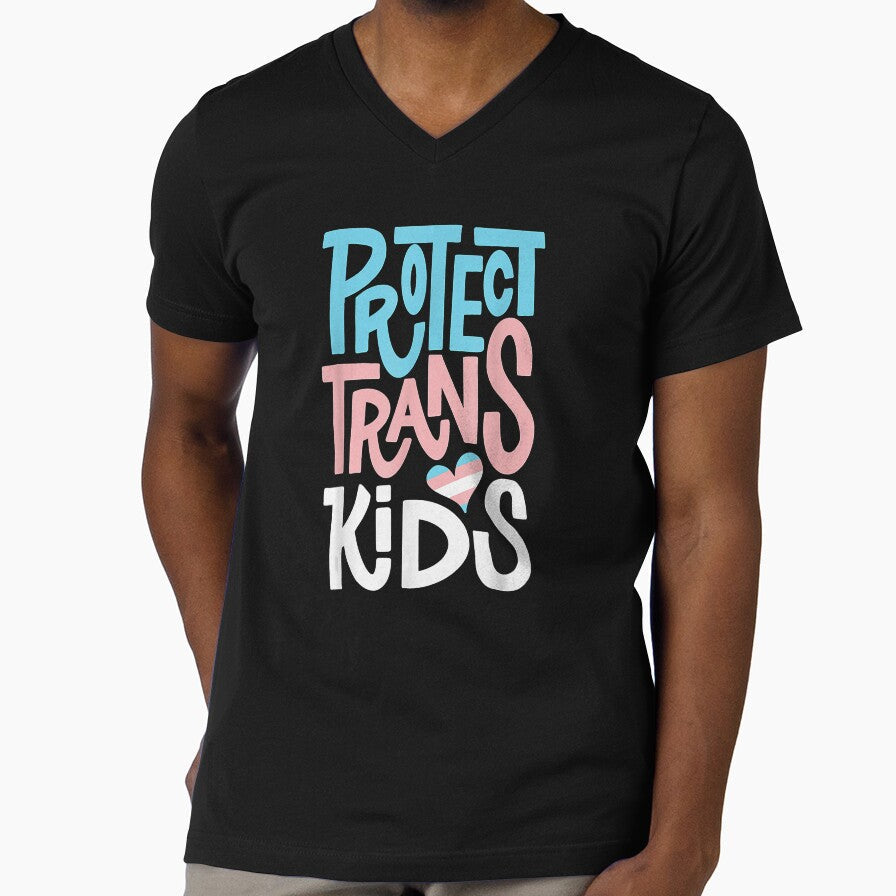 Protect Trans Kids LGBT PrideFitted by wardkathleen8 - Adult & Kids T-Shirts, Sweatshirts & Hoodies apparel design preview 1