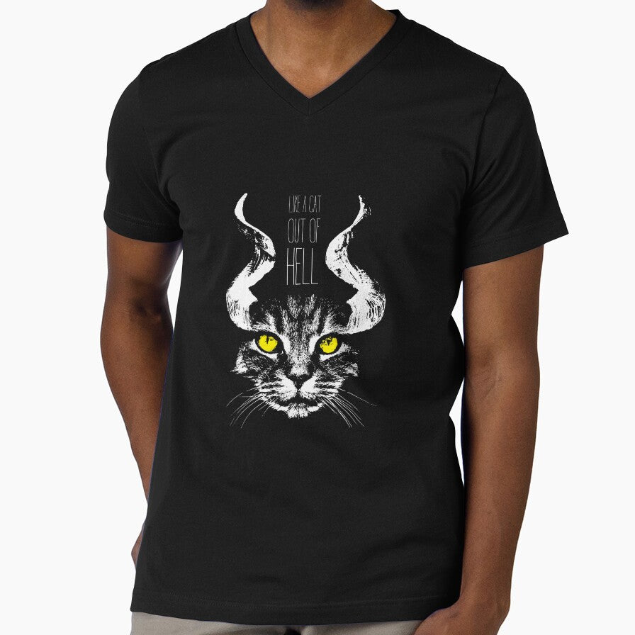 Like a cat out of hell by monsterplanet - Adult & Kids T-Shirts, Sweatshirts & Hoodies apparel design preview 1