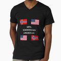 100% Norwegian American by Artmugic - Adult & Kids T-Shirts, Sweatshirts & Hoodies apparel design preview 1