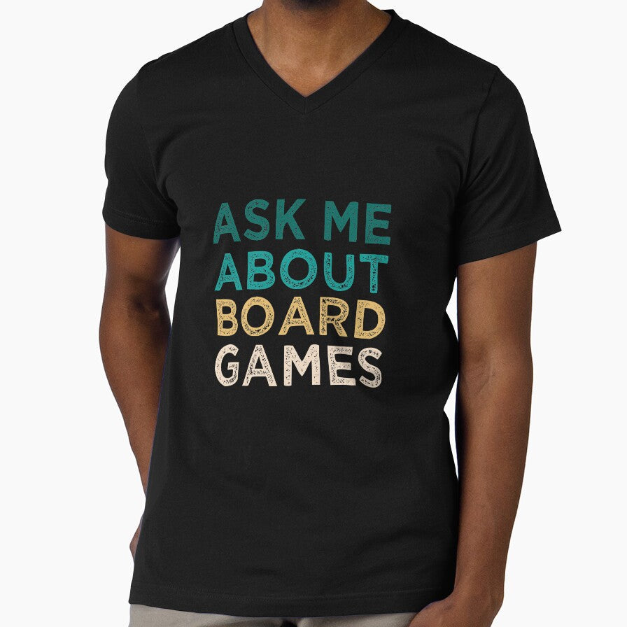 Ask Me About Board Games by medbdj - Adult & Kids T-Shirts, Sweatshirts & Hoodies apparel design preview 1