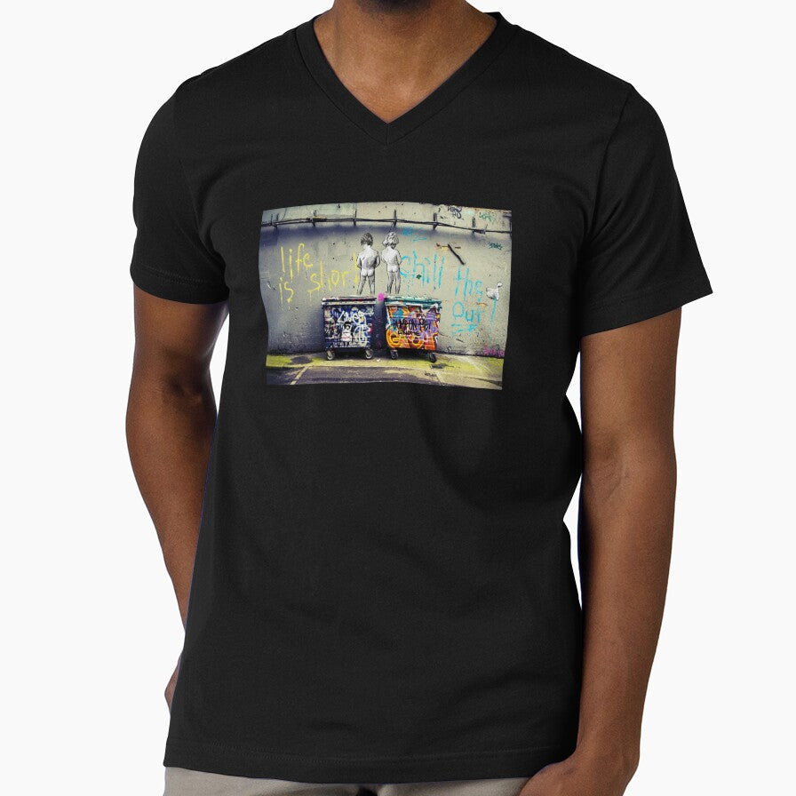 Banksy Chill the Duck Out by WE-ARE-BANKSY - Adult & Kids T-Shirts, Sweatshirts & Hoodies apparel design preview 1