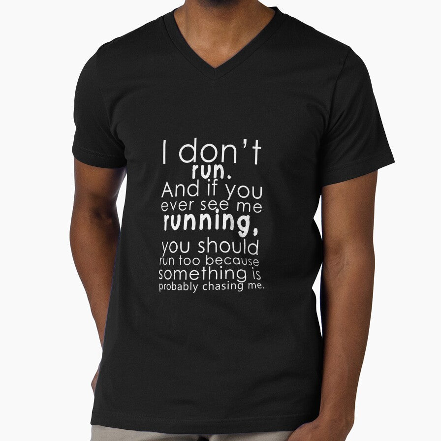 I Dont Run Fitted 75 by GastonAg246 - Adult & Kids T-Shirts, Sweatshirts & Hoodies apparel design preview 1