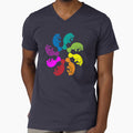 Color: Manatee Rainbow Pinwheel by Peppermint Narwhal - Adult & Kids T-Shirts, Sweatshirts & Hoodies apparel design preview 1
