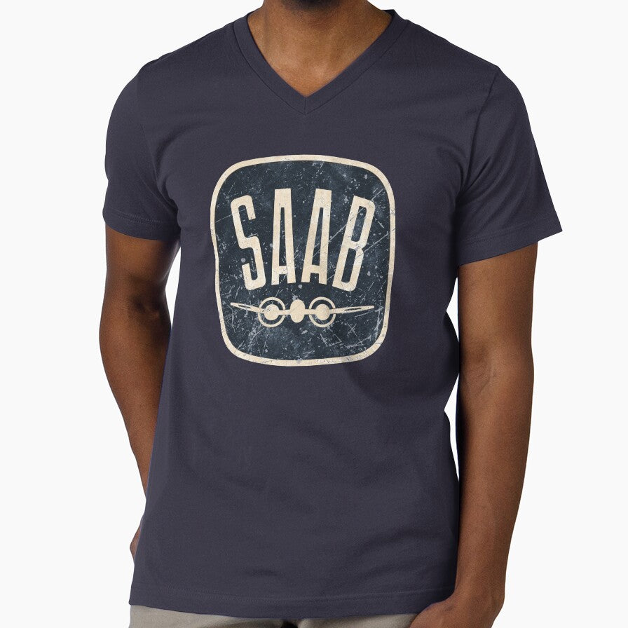 SAAB Car Vintage Retro Logo by Turboscope - Adult & Kids T-Shirts, Sweatshirts & Hoodies apparel design preview 1