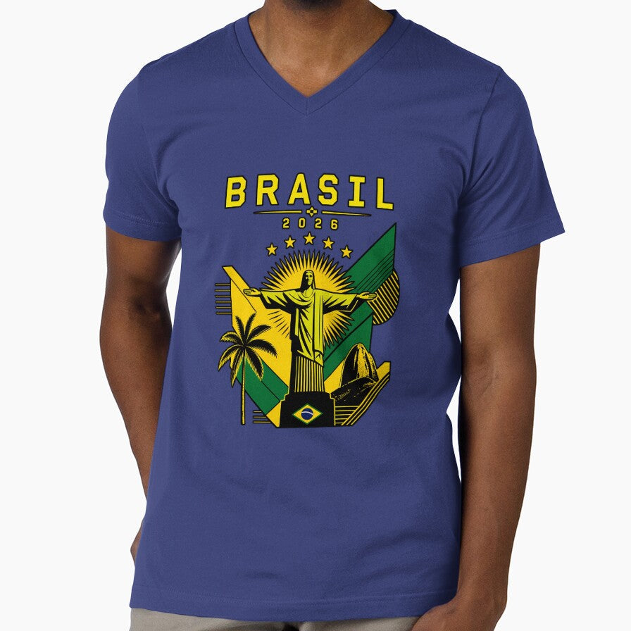 Brasil 2026 Christ the Redeemer Rio by LuisWorks - Adult & Kids T-Shirts, Sweatshirts & Hoodies apparel design preview 1