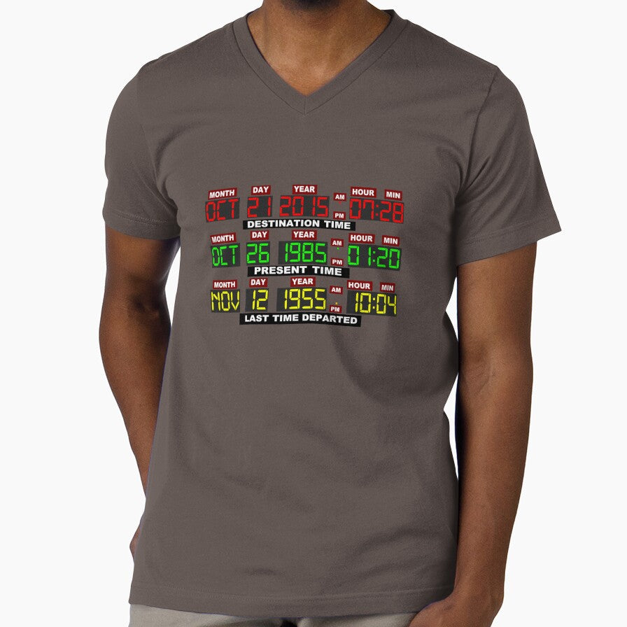 TIME CIRCUITS ON! by MrRed - Adult & Kids T-Shirts, Sweatshirts & Hoodies apparel design preview 1