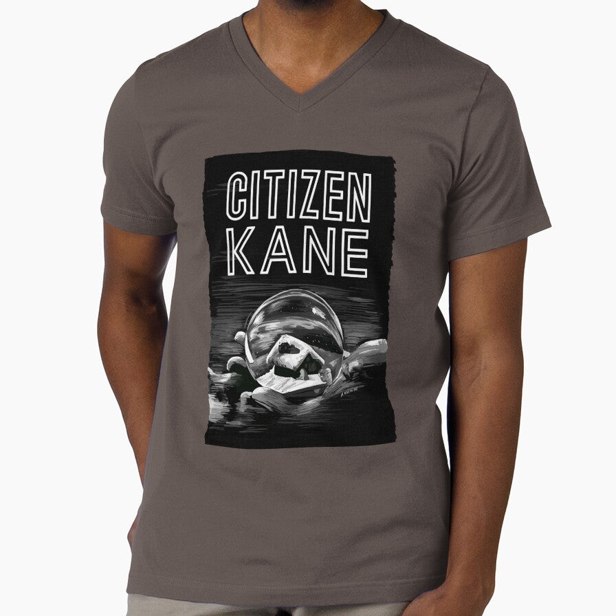 Citizen Kane Illustration by Orson Wells burrotees - Adult & Kids T-Shirts, Sweatshirts & Hoodies apparel design preview 1