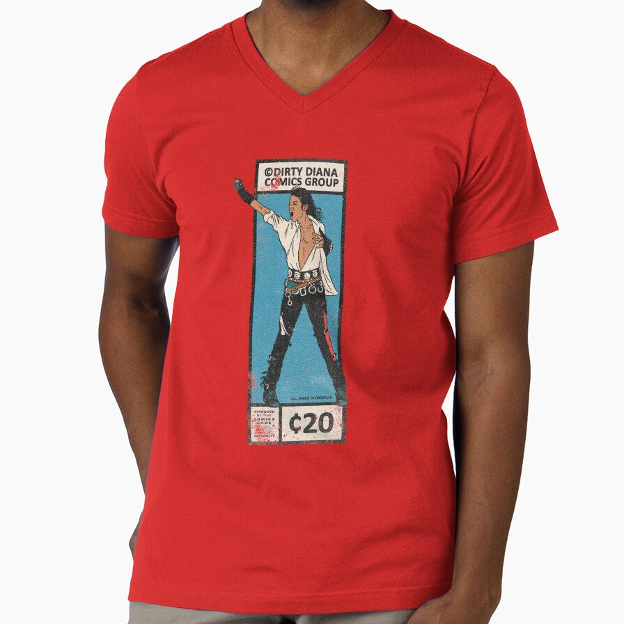 Dirty Diana '88 Corner Box Comics by JJaskowiakArt - Adult & Kids T-Shirts, Sweatshirts & Hoodies apparel design preview 1