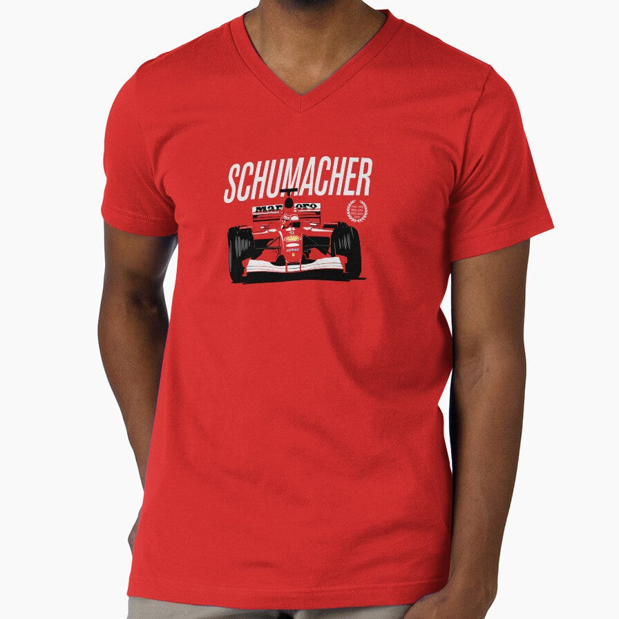 Schumacher 7 time World Champion by Peter Dials - Adult & Kids T-Shirts, Sweatshirts & Hoodies apparel design preview 1