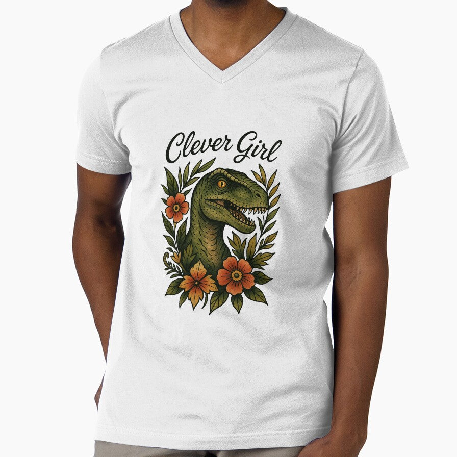 Clever Girl... by AKNinetyDesigns - Adult & Kids T-Shirts, Sweatshirts & Hoodies apparel design preview 1