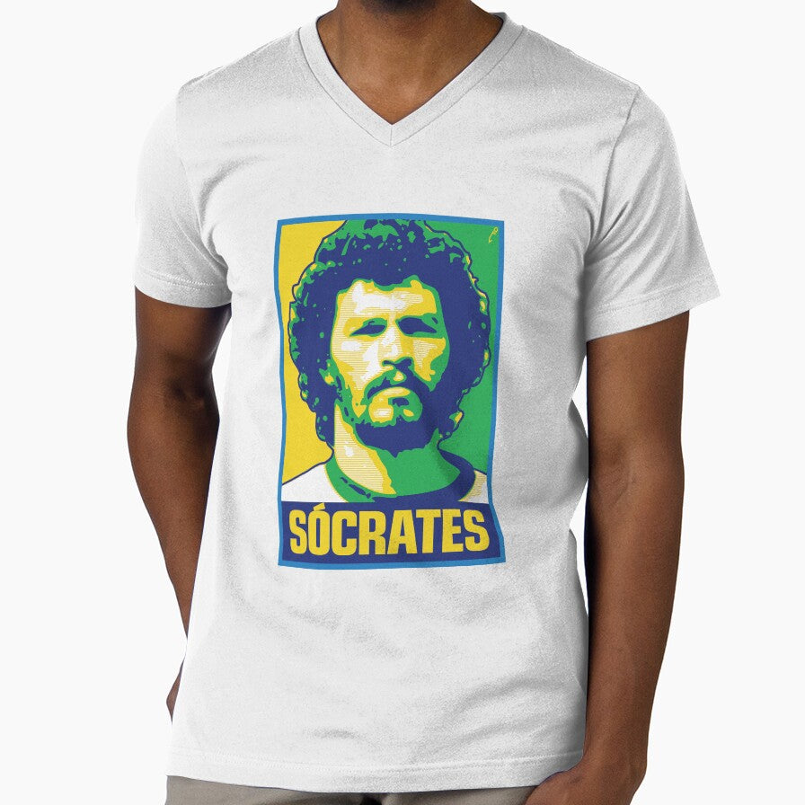 Sócrates BRAZIL by DFA - Adult & Kids T-Shirts, Sweatshirts & Hoodies apparel design preview 1