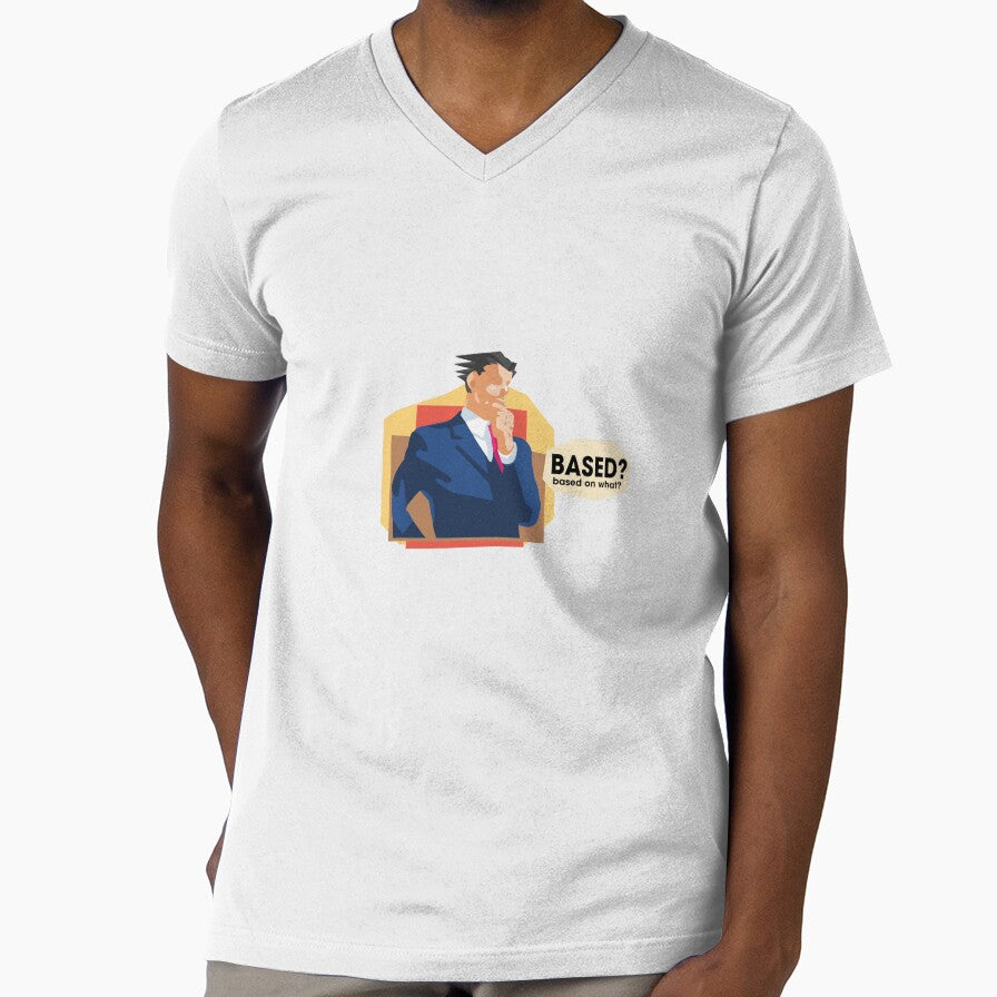 AA Phoenix Wright "Based" by Jane Bird - Adult & Kids T-Shirts, Sweatshirts & Hoodies apparel design preview 1