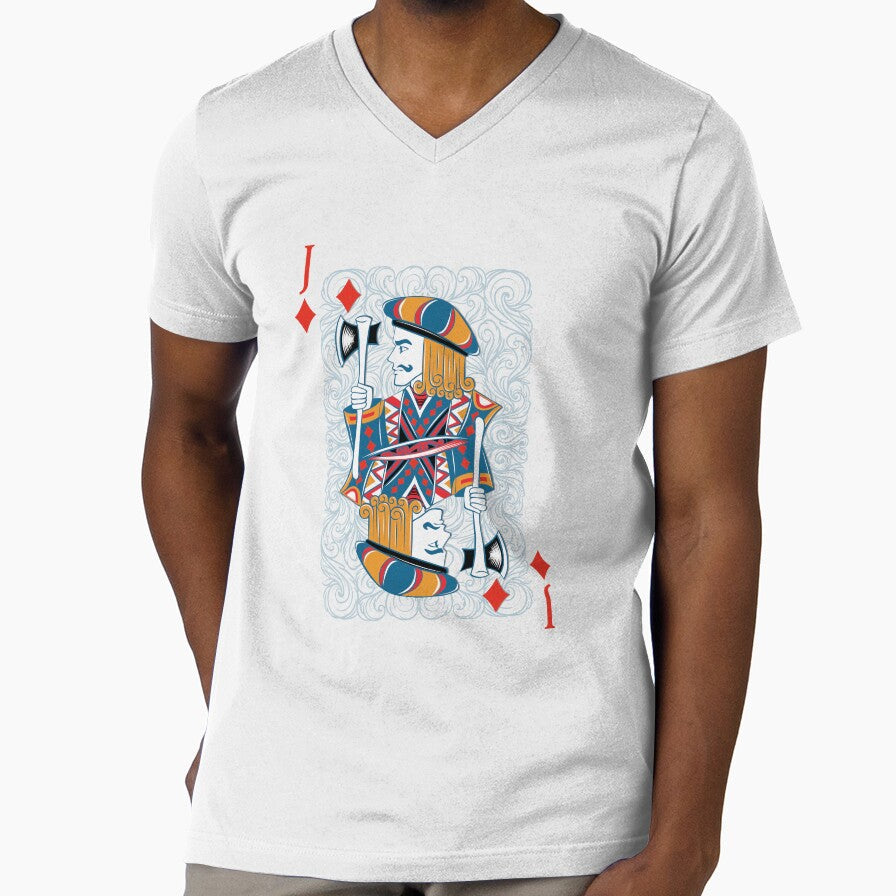Poker Cards (Diamond Jack) by Gajaman Creations - Adult & Kids T-Shirts, Sweatshirts & Hoodies apparel design preview 1