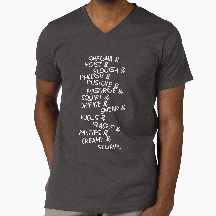Gross Sounding Words List Handwriting by ourkid - Adult & Kids T-Shirts, Sweatshirts & Hoodies apparel design preview 1