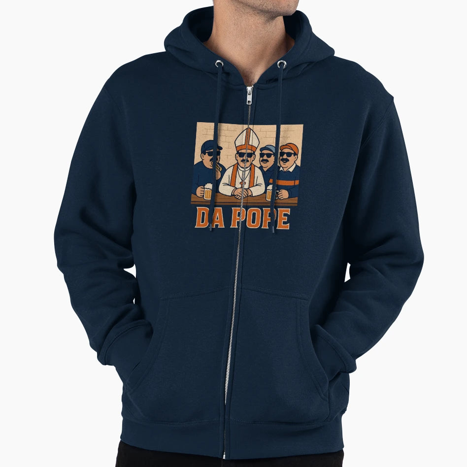 Da Pope Funny Chicago Fans Hoodie - Streetwear Style Unisex - T-Shirt, Sweatshirt, Hoodie