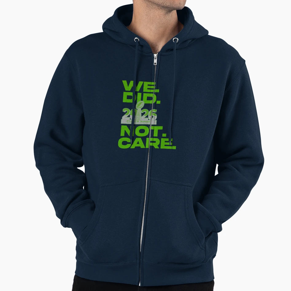 We Did Not Care Its About Us Football Hoodie - Novelty Apparel Unisex - T-Shirt, Sweatshirt, Hoodie