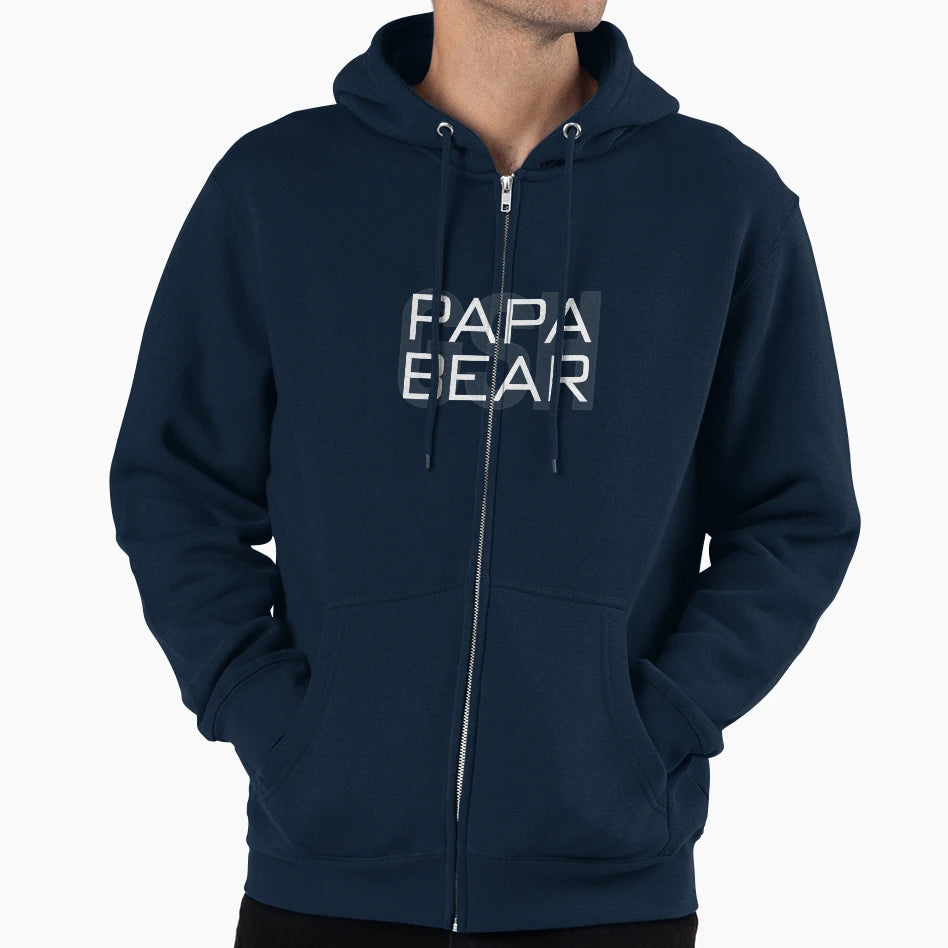 Papa Bear Hoodie - Unique Graphic for Adults - T-Shirt, Sweatshirt, Hoodie