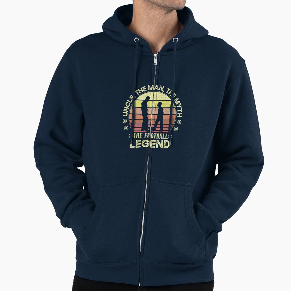Uncle Myth Football Legend Hoodie - Custom Art Print Men Women - T-Shirt, Sweatshirt, Hoodie