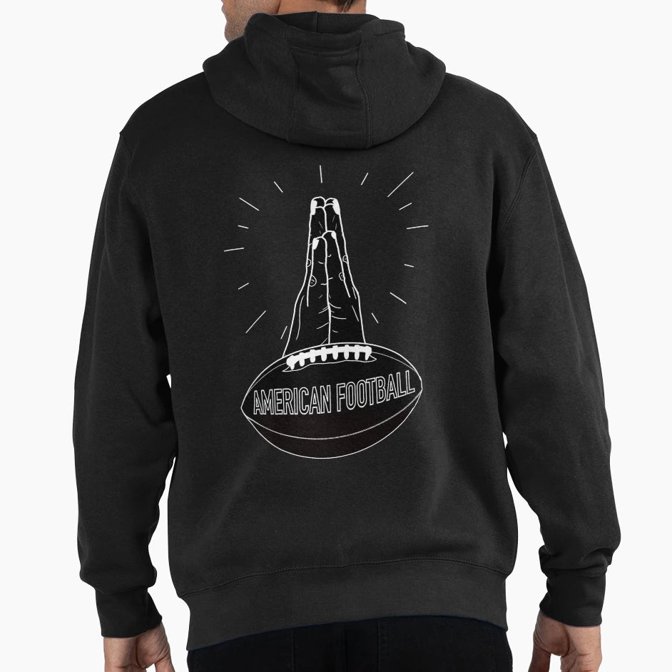 American Football Hoodie - Fun Novelty Design Men Women - T-Shirt, Sweatshirt, Hoodie