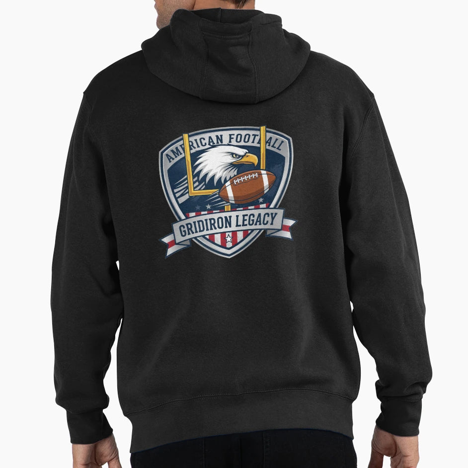 American Football Gridiron Legacy Hoodie - Novelty Apparel Unisex - T-Shirt, Sweatshirt, Hoodie