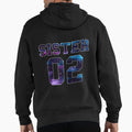 Sister 02 Sister Girlfriend Hoodie - Minimalist Print Men Women - T-Shirt, Sweatshirt, Hoodie
