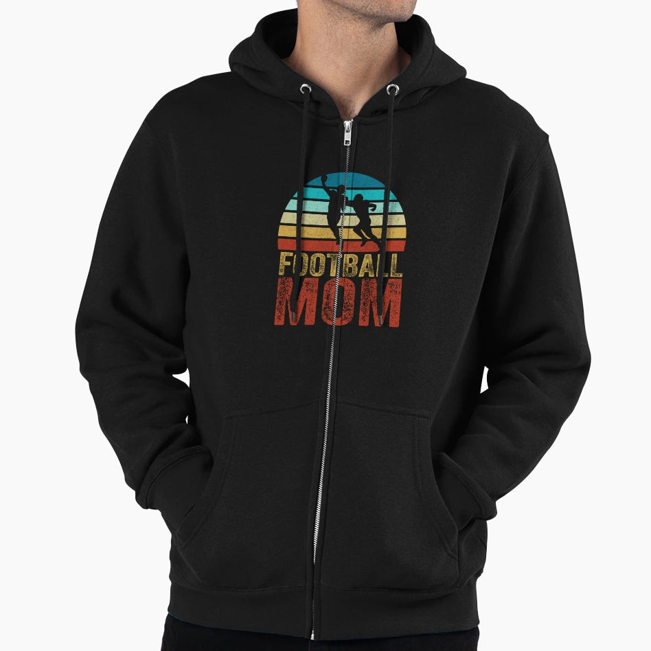 Football Mom Hoodie - Novelty Apparel Unisex - T-Shirt, Sweatshirt, Hoodie