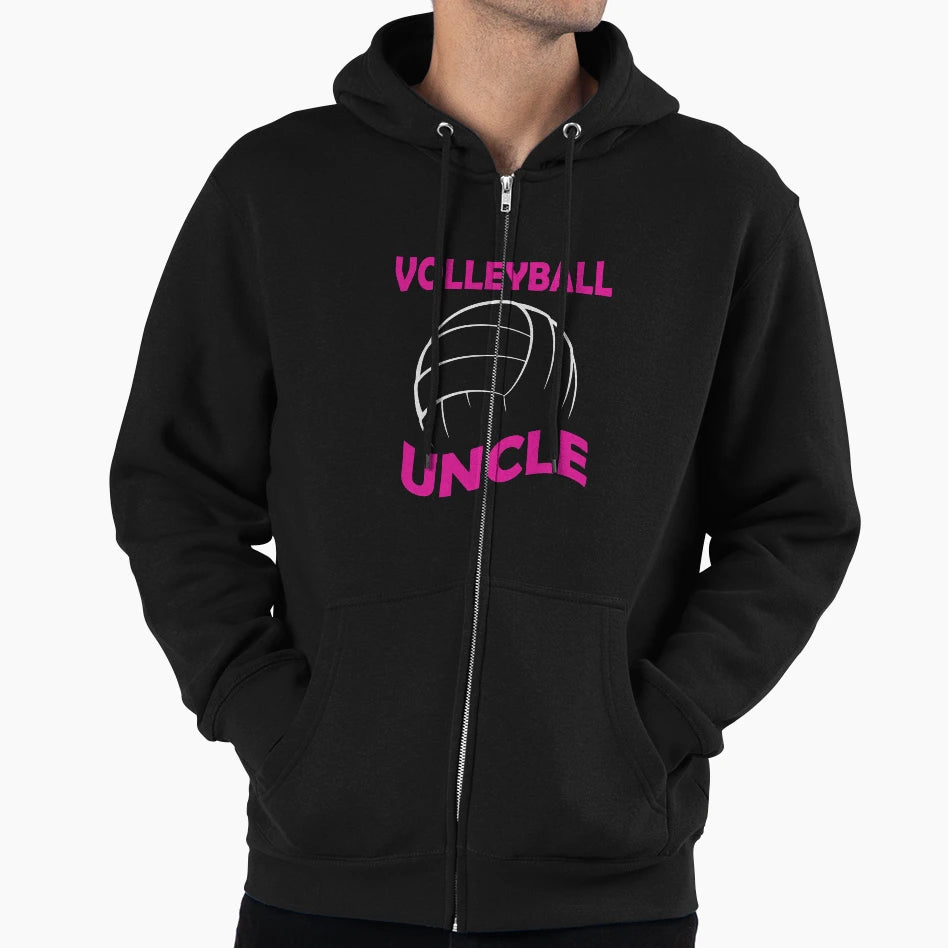 Volleyball Uncle Sports Athletic Hoodie - Custom Art Print Unisex - T-Shirt, Sweatshirt, Hoodie