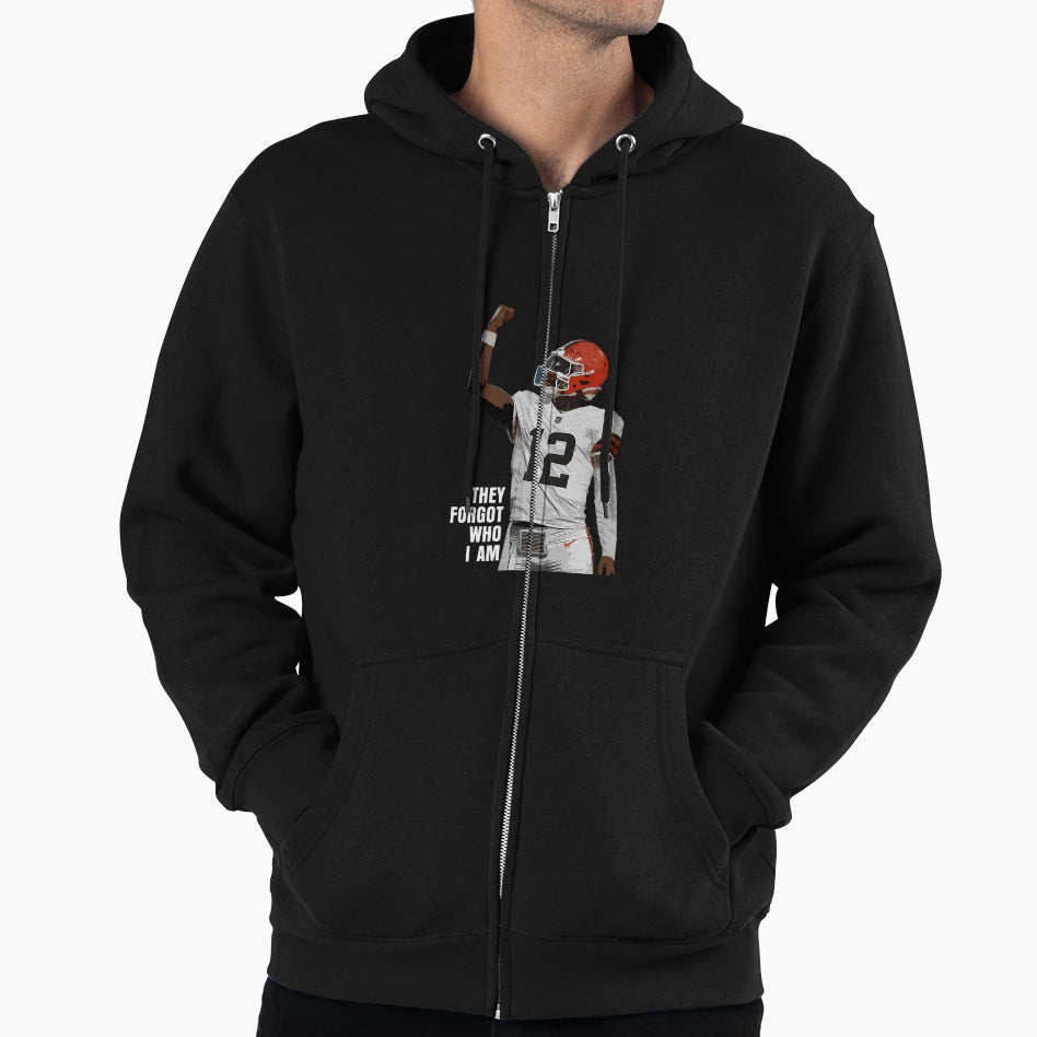Shedeur Sander They Forgot Who I Am Funny Hoodie - Streetwear Style Unisex - T-Shirt, Sweatshirt, Hoodie