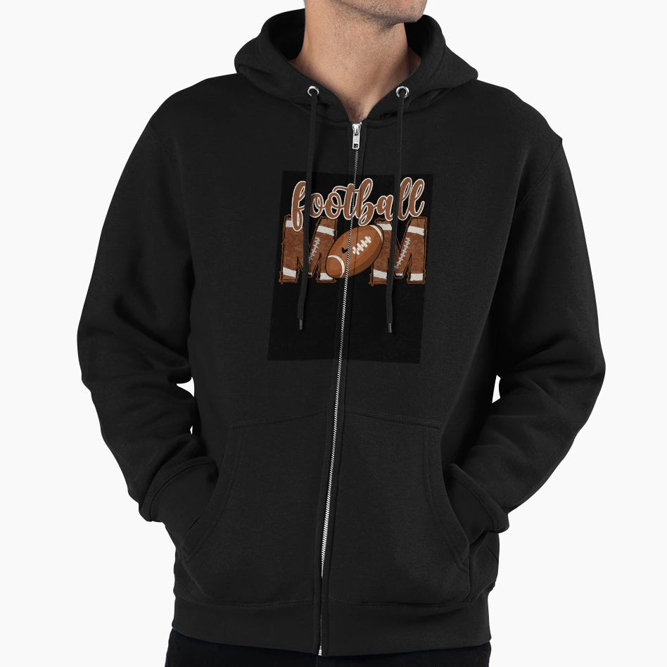 Football Mom 2 Hoodie - Streetwear Style for Adults - T-Shirt, Sweatshirt, Hoodie