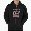 Loud Proud Football And Cheer Mom Hoodie - Minimalist Print for Adults - T-Shirt, Sweatshirt, Hoodie
